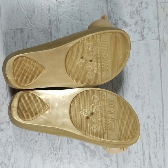 Mini Melissa Sz 9 Mary Jane Style Flats Kitten Cat - Picture 8 of 11